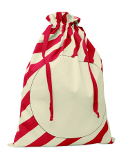 Large Santa cotton bag