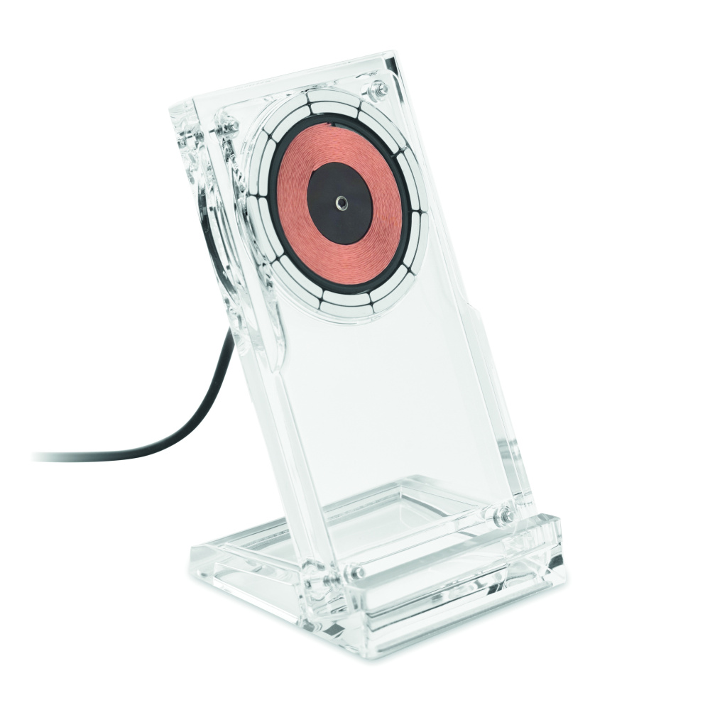 Логотрейд бизнес-подарки картинка: Acrylic wireless charger 15W