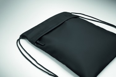 Лого трейд pекламные cувениры фото: Drawstring bag in 600D RPET