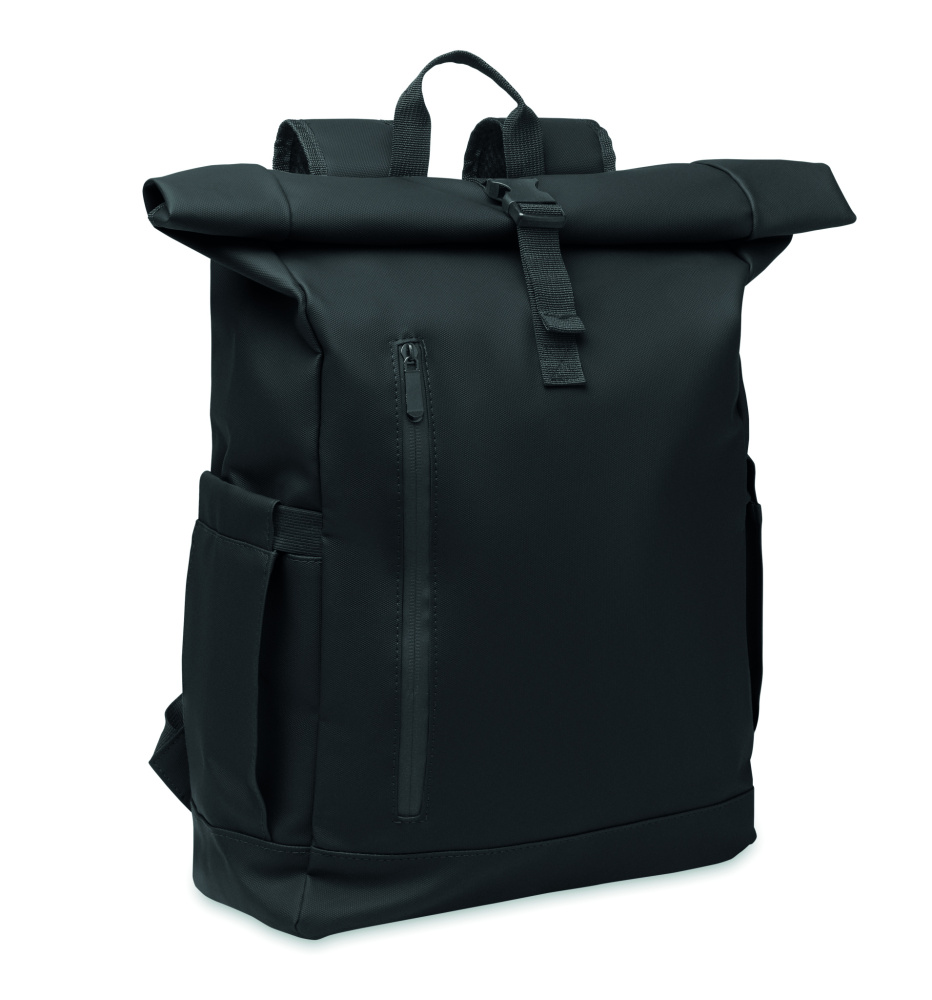 Логотрейд pекламные продукты картинка: Rolltop laptop rucksack 600D