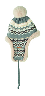 Логотрейд бизнес-подарки картинка: Knitted beanie with ear flap