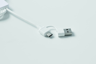 Лого трейд pекламные cувениры фото: 2 in 1 charging cable type-C