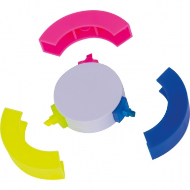 Логотрейд pекламные cувениры картинка: Маркер-хайлайтер 3-в-1 ANDORRA