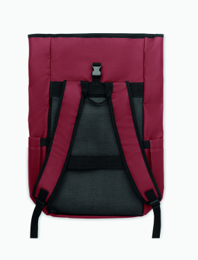 Логотрейд pекламные подарки картинка: Rolltop laptop rucksack 600D