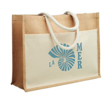 Логотрейд pекламные подарки картинка: Jute shopping bag