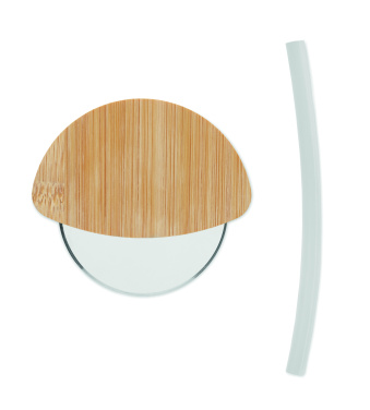 Лого трейд pекламные подарки фото: Round bamboo pizza cutter
