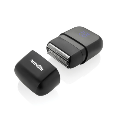 Логотрейд pекламные продукты картинка: Аккумуляторная дорожная бритва TrimBlade, степень защиты IPX7.