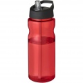 H2O Active® Eco Base 650 ml sportflaska med piplock, Röd / Solid svart