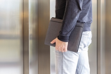 Logotrade profilprodukter bild: A4 portfolio i återvunnet läder