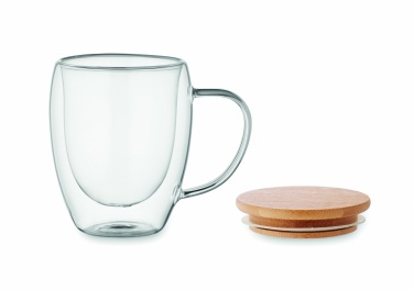 Logotrade kampanjprodukter bild: Mugg i borosilikat dubbelvägg