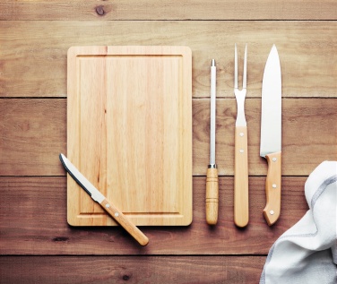 Logotrade profilreklam bild: Knivset med skärbräda