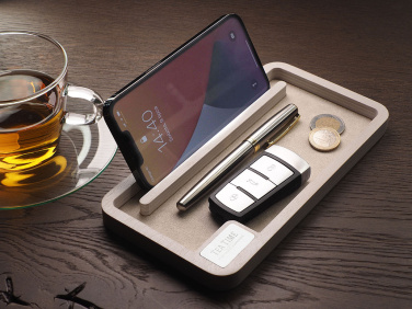 Logotrade presentreklam bild: Skrivbordsarrangör i trä 1818121