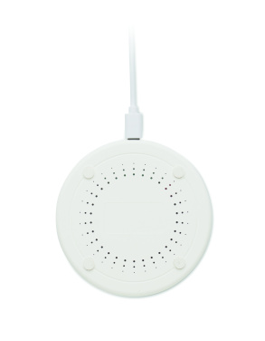 Logotrade presentreklam bild: Trådlös laddare med kork 15W