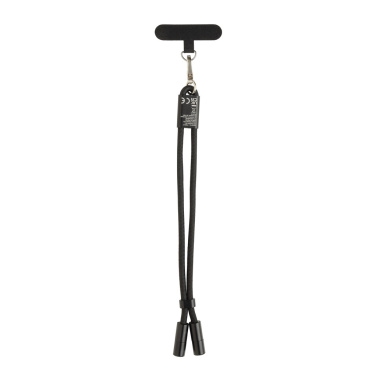 Logotrade profilprodukter bild: LoopAmp RCS RPET handledsrem för telefon med 60 W kabel