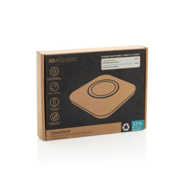 Logotrade kampanjprodukter bild: Quantom ultrasnabb 25 W magnetisk trådlös laddningsplatta