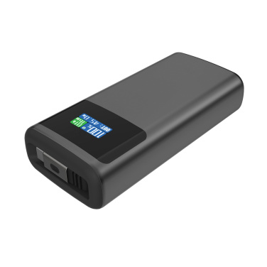 Logotrade presentreklam bild: Quantom RCS ultrasnabb PD45W 10.000mAh powerbank med display